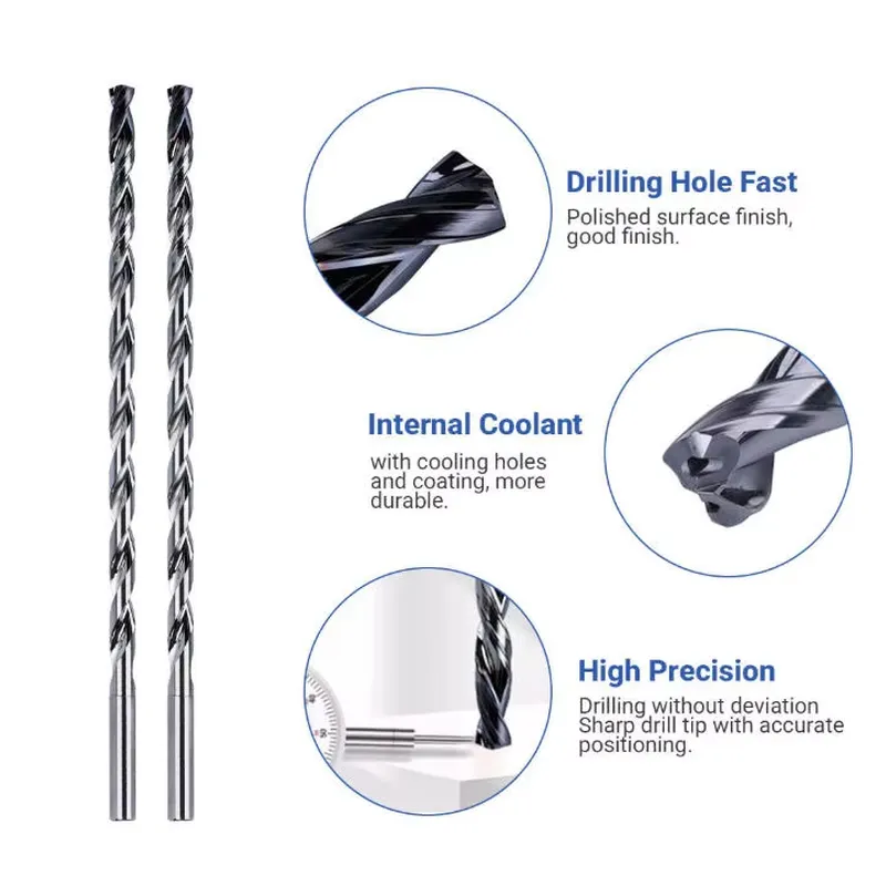Cnc Bits - High Performance Solid Carbide Deep Hole
