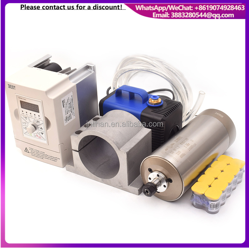 Water Cooled Spindle - GDZ-80-1.5 ER11 24000rpm 220V Water Cooled