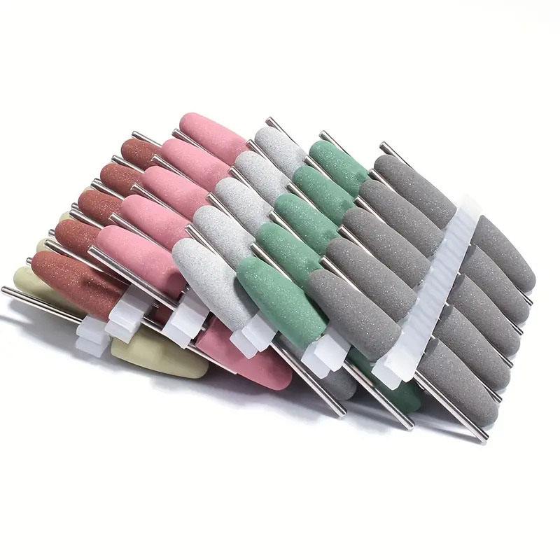 Carbide End Mill - 10pcs Silicone Nail Drill Bit Cutter