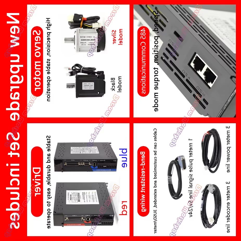 1KW/1.5KW/2KW/2.3KW/2.6KW 220V - Servo Motor recension och pris