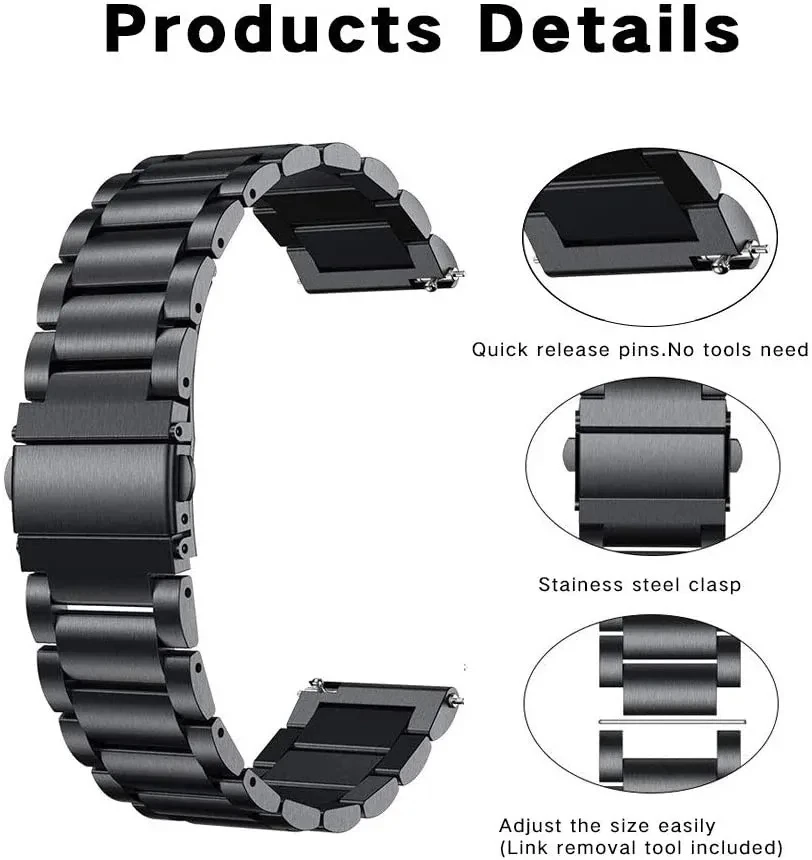22mm Stainless Steel Strap For - Gt2 Belt recension och pris