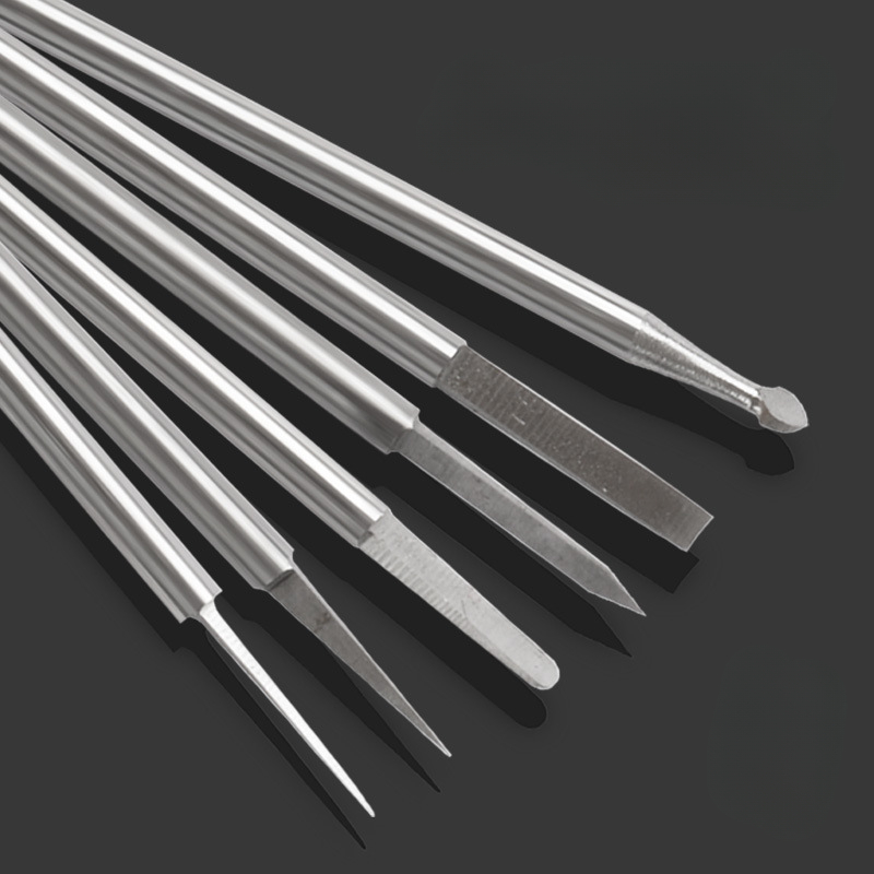 6pc High-spe Steel Engraving C - End Mill Set recension och pris