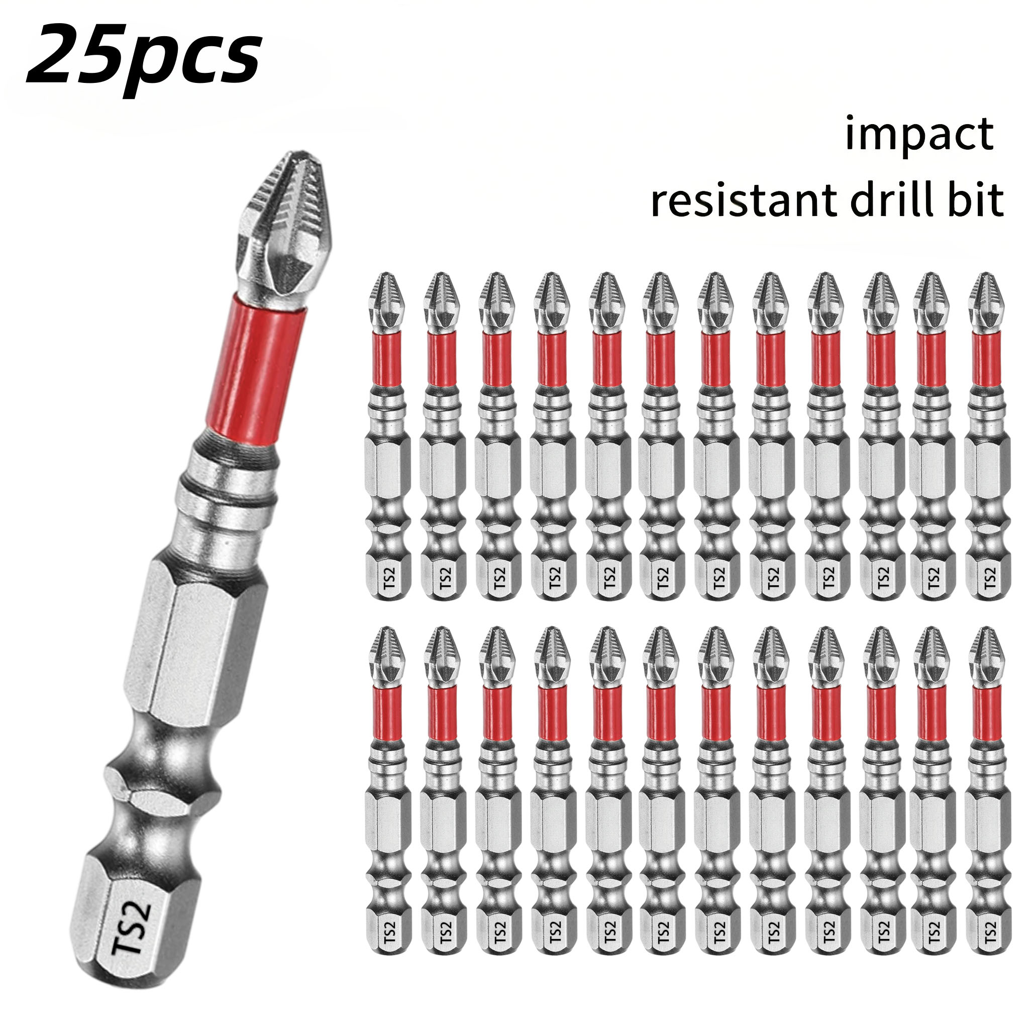 25Pcs 50mm Professional Long S - Drill Bit Set recension och pris