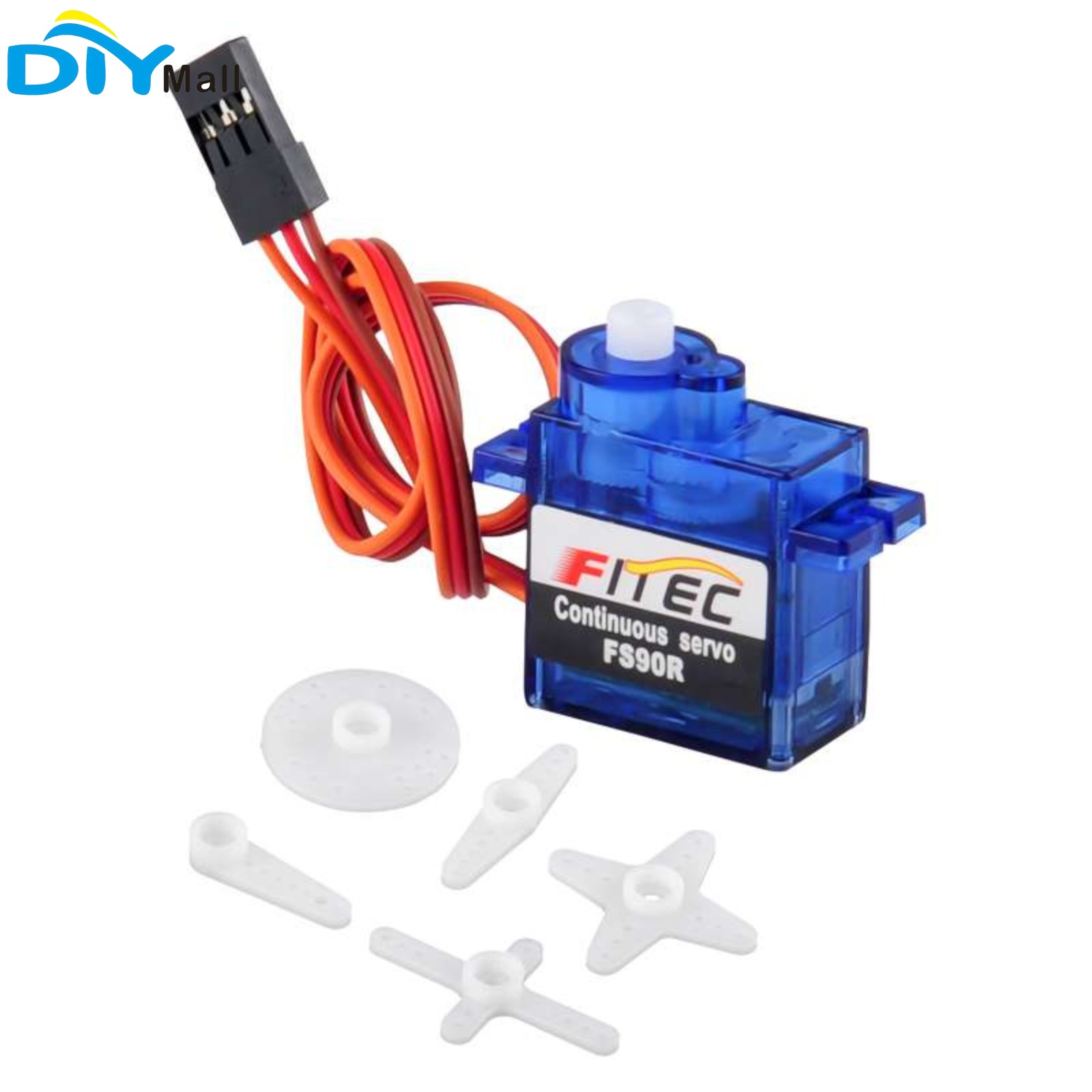 FS90R 9g Servo 360 Degree Cont - Servo 9G recension och pris