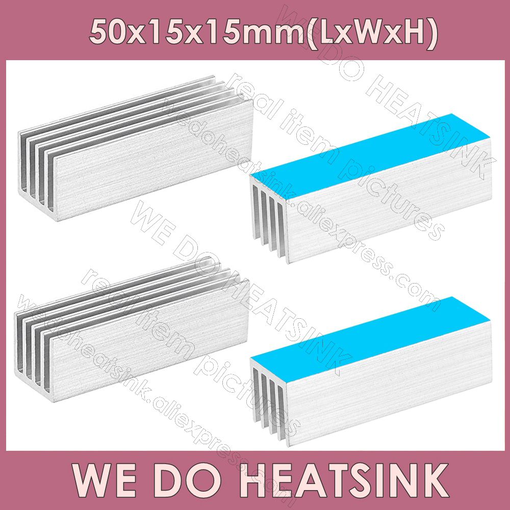 WE DO HEATSINK 50x15x15mm With - Aluminium Extrusion recension och pris