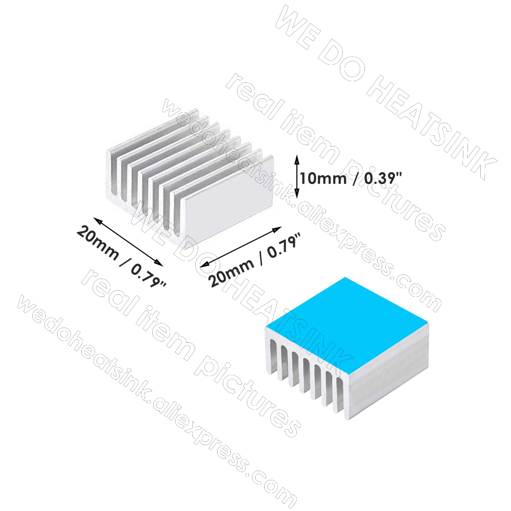 20x20x10mm Silver Square Therm - Aluminium Extrusion recension och pris
