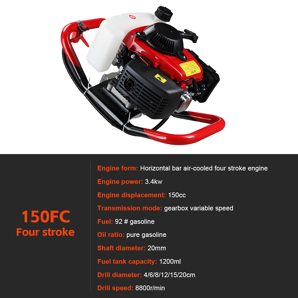Earth Auger Petrol Ground Dril - Cnc Bits recension och pris