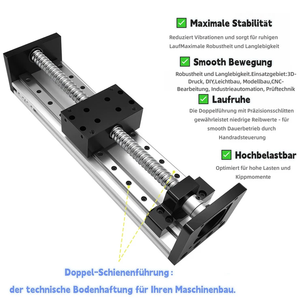 CNC Ball Screw Sliding Table L - Linear Rail recension och pris