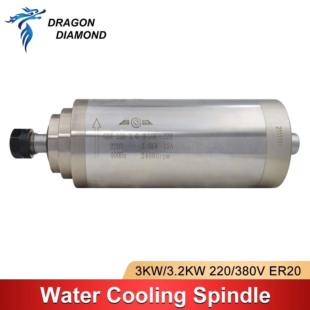 3KW Water Cooling Cooled Spind - Water Cooled Spindle recension och pris