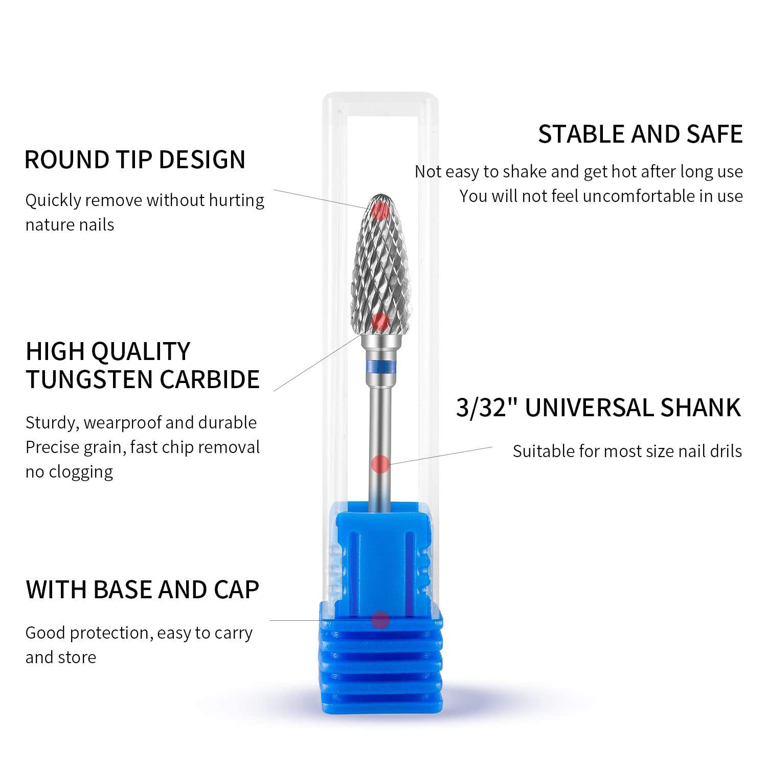 1/5Pcs Tungsten Steel Nail Dri - Carbide End Mill recension och pris