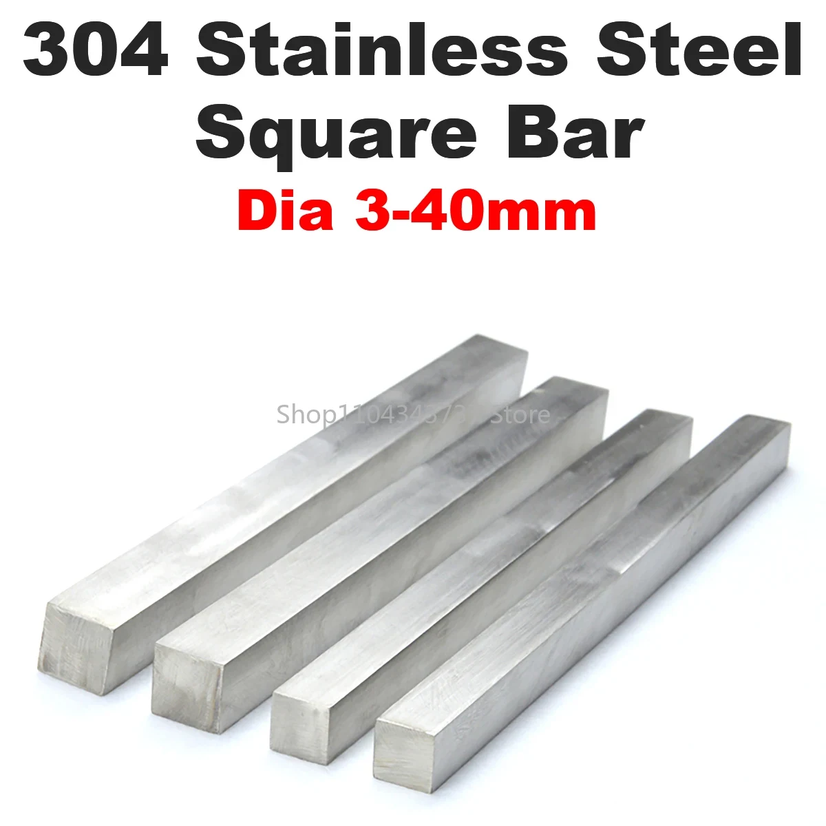 304 Stainless Steel Square Rod - Linear Rod 8Mm recension och pris