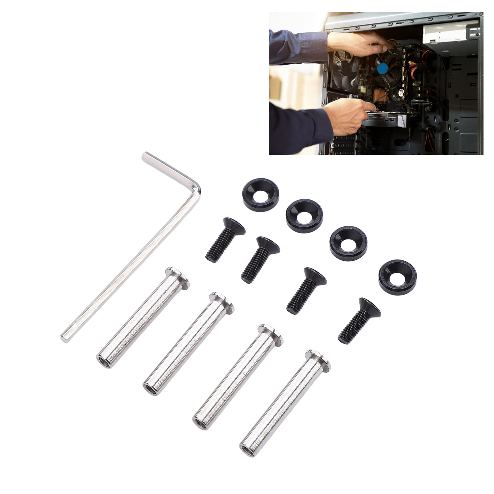 CPU Fan Screw Kit Computer Cas - Aluminium Extrusion recension och pris