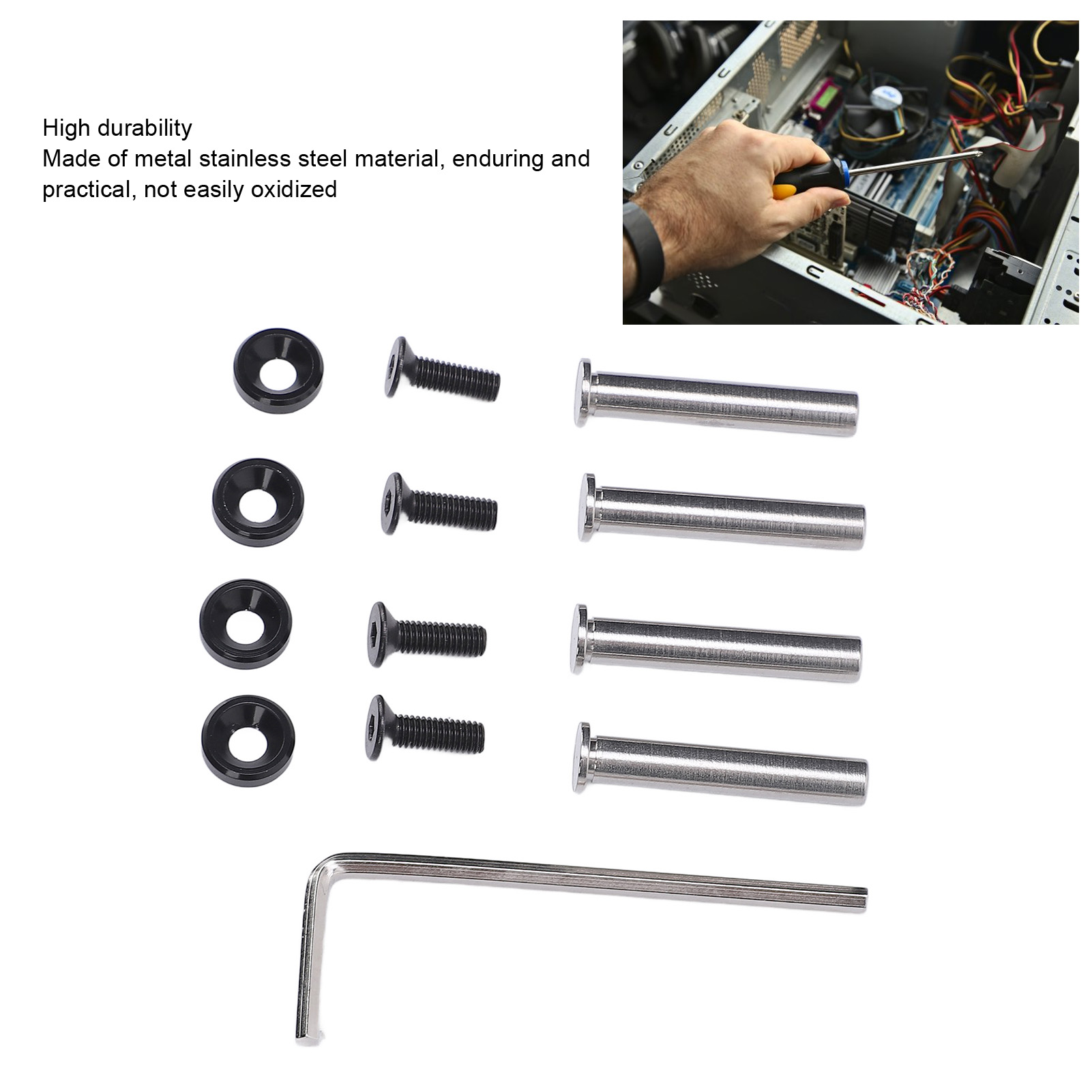 CPU Fan Screw Kit Computer Cas - Aluminium Extrusion recension och pris