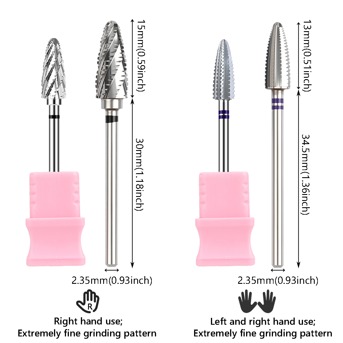 Ultra Fine Grit Cyclone Tungst - Carbide End Mill recension och pris