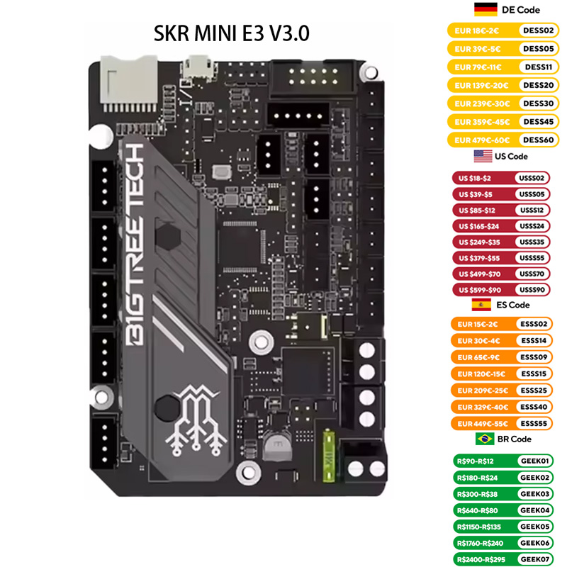 BIGTREETECH SKR MINI E3 V3.0 3 - Lead Screw 8Mm recension och pris