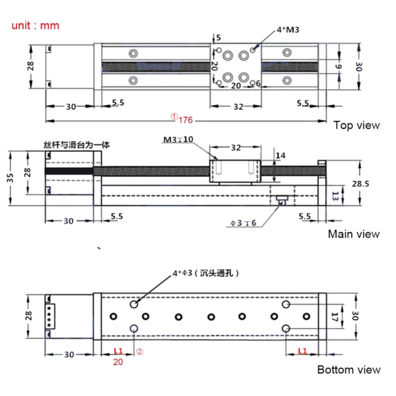 NEMA11 Stepper Motor Mini Line - Linear Rod 8Mm recension och pris