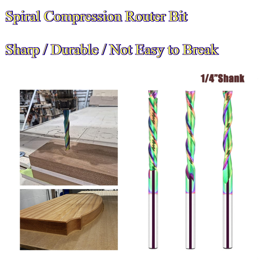 Spiral Compression Router Bit  - End Mill recension och pris