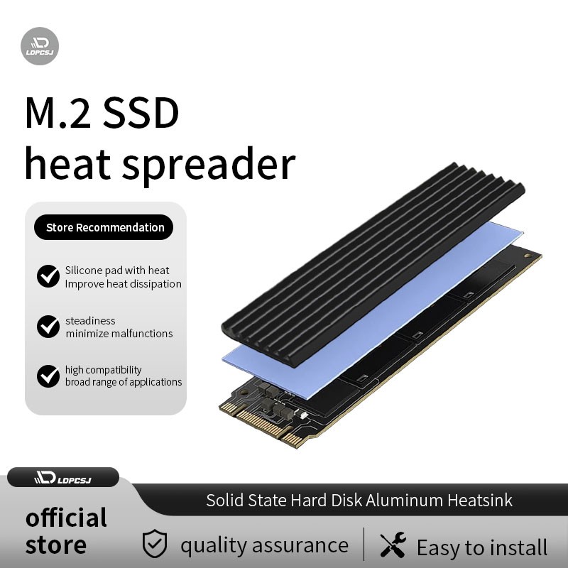 M.2 SSD Heatsink, Aluminum NVM - Aluminium Extrusion recension och pris